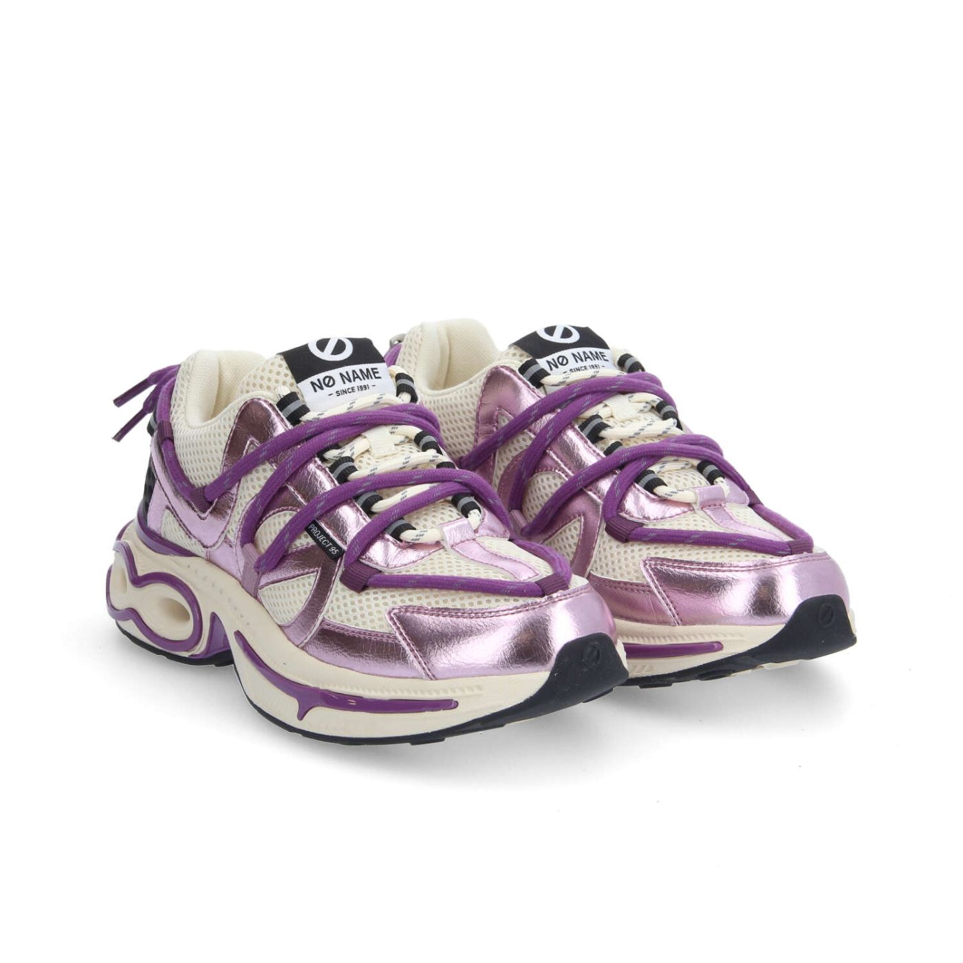 WILLO RUNNER W - MESH/METAL - BEIGE/LILAS